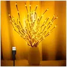 3 Pack 60in LED Lighted Branches Willow Twig Lights USB Warm White Decor Vase