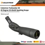 Celestron Trailseeker 80 45 Degree 20-60x80 Spotting Scope Waterproof #52332