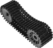 Remote Control Car Model DIY Tank Tracks Enhanced for Rc Robot Building Black