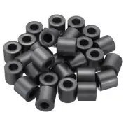 30Pcs Ferrite Toroid Core, Toroid Core 0.6"ODx0.3"IDx0.6"H Ferrite Rings, Black