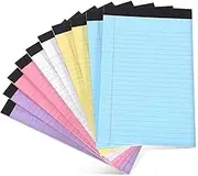 SHINEOFI Colored Note Pads 10 Pack Scratch Paper Pad for Work Legal Notepads Off Study Supplies