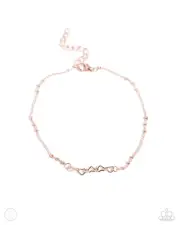 Paparazzi Set of 5 Beautiful Anklets NWT