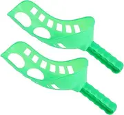 Scoop Toss Game, Portable Skeleton Scoop Ball Set Endless Fun Motor Skill Development for Beach for Kids (Green)