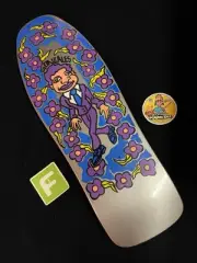 RARE Mark Gonzales Gonz & Roses Silver Dipped Unofficial Skateboard Deck Limited