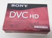 MINI DV TAPE Sony DVM63HD (BRAND NEW) Factory Sealed 63 Minutes (LP 94)