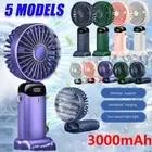 AU Mini Hand-held Fan PortabHG Folding Desk Fan CooYAr Cooling USB Rechargeable
