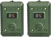 Ultrasonic Vehicle Rat Repellent with LED Strobe Lights,Under Hood Animal Repeller,Battery Operated Rat Deterrent for Indoor,for Car Trunk,Attic,Garage and Warehouse,2PCS