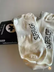 ASSOS Hot Summer Socks Super Light 43-46 White Made In Italy New