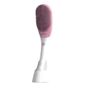 MD-008 Rechargeable Electric Waterproof Long-handled Silicone Bath Cleansing & Massage Brush (Pink)