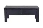 MD Belrose Solid Timber Live Edge Coffee Table with 2 Drawers