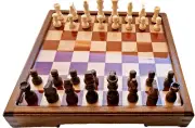 Handmade Wood Chess Checker Game Board 12 x 12 13 x 13 overall Finger Joint