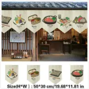 Triangle Short Doorway Curtain Kitchen Restaurant Tapestry Room Divider Blind