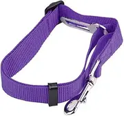 Pet Rope Pet Dog Cat Car Seat Belt Adjustable Harness Seatbelt Lead Leash for Small Medium Dogs Travel Clip Pet Supplies 13 Colors Pet Traction Rope (Size : Purple)