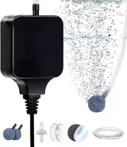 Mini Air Aerator Pump for 1-15 Gallon Fish Tank 1.5 Watts