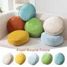 Japanese Round Futon Cushion Tatami Cushion Soft Velvet Pillow Floor Seat