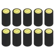 100Pcs PVC Heat Shrink Capsules Wine Shrink Wrap Cap, 32x45mm Black/Gold