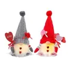 Handmade Valentine s Day Light Up Gnomes Decorations Glow Gnomes Plush Doll