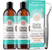 Enjuague Bucal Oil Pulling Con Aceite De Coco Y Aceite Menta Para La Salud Oral