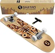 [Skatro] Pro Skateboard 31" Complete Skateboard. Skate Board Ages: Adults, Boys, Girls, Beginners, and Kids
