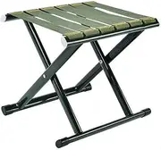 QSAENHA Lounge Chairs Camping Stool Portable Folding Stool 200Kg Load Capacity Lightweight Steel Fold Up Fishing Stool for Camping Fishing Picnic Travel and Hiking/3117, Double, 21215