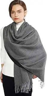 [RIIQIICHY] Womens Winter Scarfs Soft Warm Pashmina Shawls Long Large Wraps Scarfs for Evening Dresses
