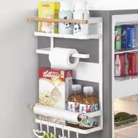 在飛比找ETMall東森購物網優惠-創意廚房冰箱側面收納架