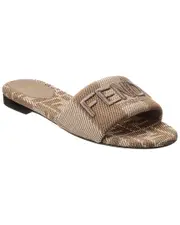 FENDI Signature Jacquard Sandal