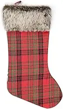 Stockings Sock Bag Plush Sock Pendant for Par Decorating Red 1