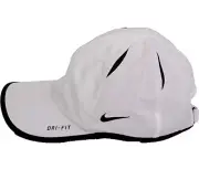 NEW NIKE Adult Unisex Featherlight DRI-FIT Tennis Cap/Hat-White/Black 384413-100