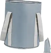 Portable Soaking Feet Bath Bag, Travel Foot Bath Tub 21L, Foot SPA Soaking Feet Home Pedicure Basin for Soaking Feet Camping, Gray