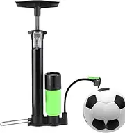 High Pressure 160 PSI Floor Pump, Manual Tire Pump for Bicycles, Multi- Inflating Tool, Pump with Pressure Measuring Gauge, Inflator with 160 PSI, Air Pump with Pressure