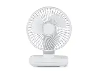 F35 4000 MA Rotatable Portable Desktop 4 Speed Mini USB Chargeable Fan Home Office Air Cooling Grid Cover Easy Clean