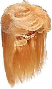 FRCOLOR Wig Vintage Style Synthetic Hair Wig for Men Easy to Wear Halloween Costume Accessory Authentic Rocker Look for Parties and Themed Events