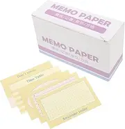 JEWEDECO Efficient Studying 180pcs Dot Grid Lined Index Cards Study Cards Memo Pad for Boys and Girls and Teachers