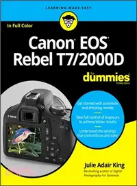 在飛比找三民網路書店優惠-Canon Eos Rebel T7/2000d for D