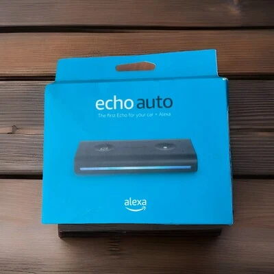 Amazon Echo Auto Hands-free Alexa in your car for iPhone Brand New Sealed Box