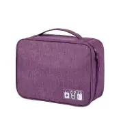 2PCS Cable Storage Bag Waterproof Digital Electronic Organizer Travel Cable3121