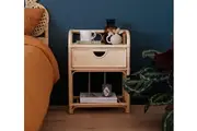 Breeze Suzane Natural Rattan One Drawer Bedside Table