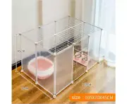 Portable Metal Wire Pet Playpen 16Pcs with Top - 16Pcs with Top