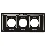 Sea Ray Boat Blank Switch Panel 2294059 | Battery Center Starboard