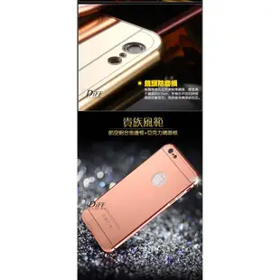 附發票【DIFF】iPhone6s plus i6s plus iPhone5s 金屬邊框鏡面殼手機殼 保護殼