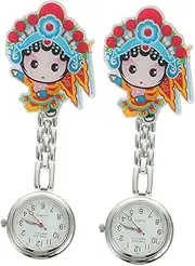 [VALICLUD] 2 Pcs Nurse Table Nurses for Watch Pocket Quartz Red