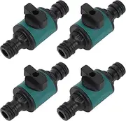 4pcs Hose Quick Connector, Plastic Leakage Proof Dual Garden Hose Adapter, for Irrigation System Hose Connections in, Lawns, Gardens and Greenhouses