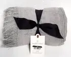 Light Gray Textured Grid Lines Dobby Throw Blanket - Hearth & Hand with Magnolia
