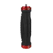 2Pc Camera Handheld Stabilizer Handle Led Light Rubber Handle Black