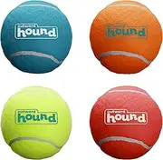 Outward Hound Squeaker Ballz Fetch Dog Toy, XS - 4 Pack
