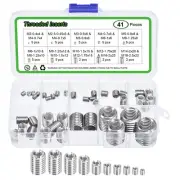 41Pcs Threaded Inserts, 10 Sizes Thread Repair Insert