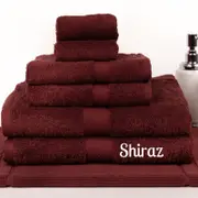 Brand New 7 Pieces 100% Cotton Bath Sheet Set Shiraz