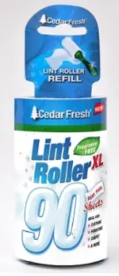 4x Cedar Fresh REPLACEMENT ROLL LINT ROLLERS KEN73390 90-Sheets