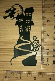 5 DEAD END DRIVE cardstock paper die cut embellishments HALLOWEEN